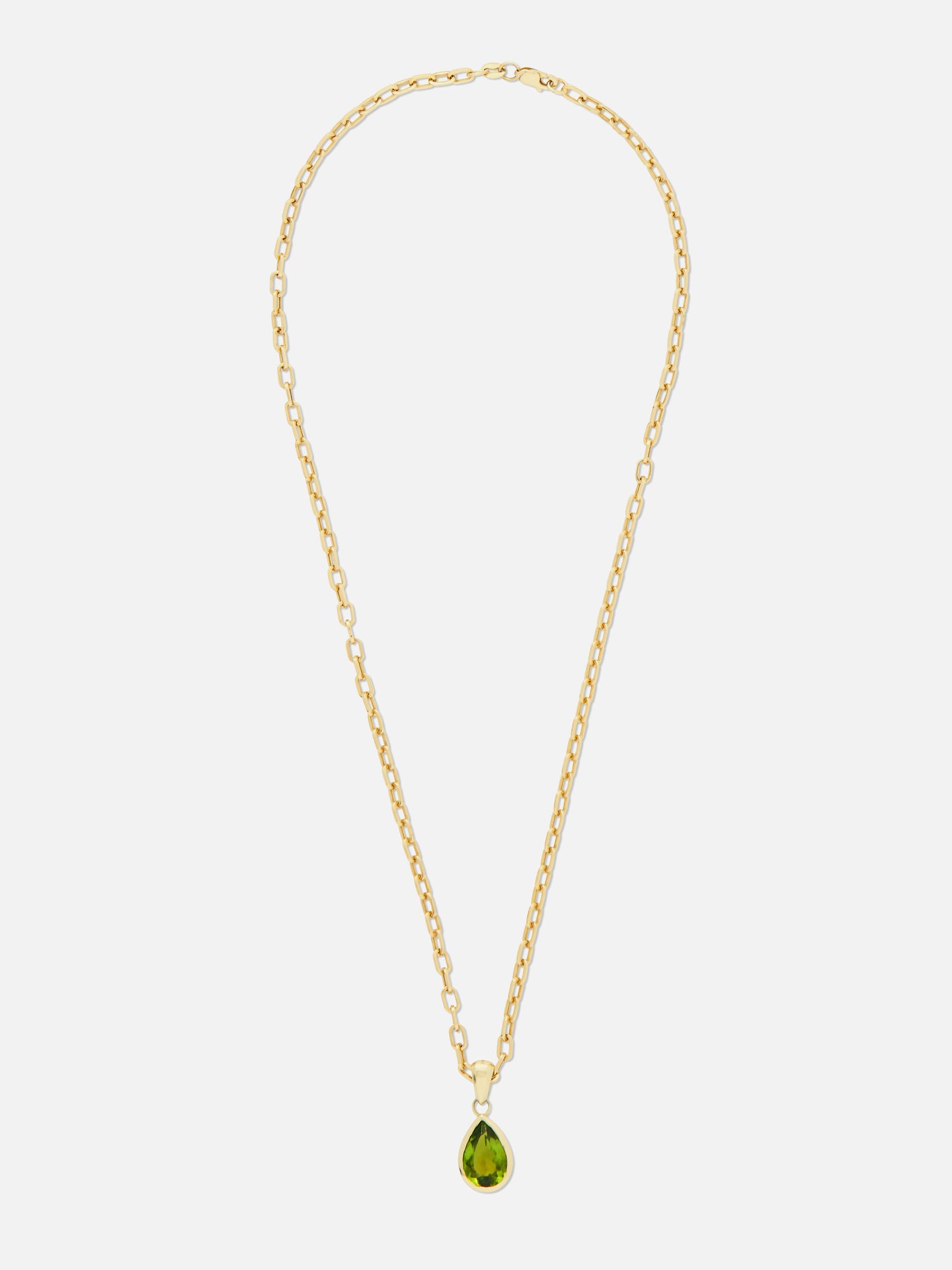 GREEN DROP NECKLACE